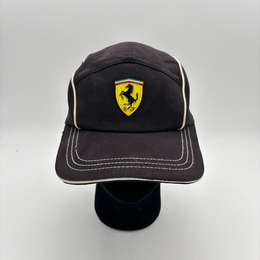 Scuderia Ferrari 5 Panel Embroidered Crest Baseball Cap Hat Adjustable Racing